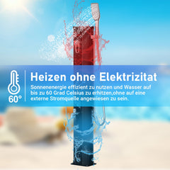 Ikodm Solardusche 20L Niedrige mit Schutzhülle