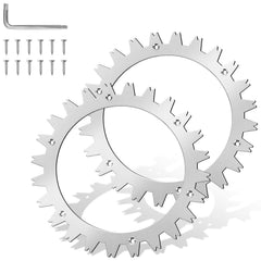 Ikodm 2er Set silberne Roboter Rasenmäher Spikes