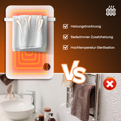 Ikodm Infrarotheizung Handtuchhalter Thermostat 400W/600W