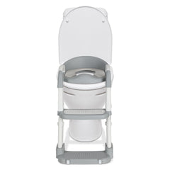 Ikodm 2 in 1 Toilettentrainer für 1-7 Toilettensitz Baby WC Sitz Kinder mit Treppe