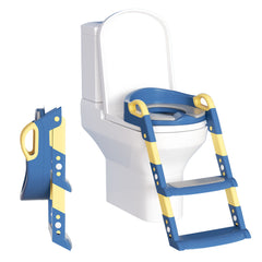 Ikodm Toilettentrainer 3 in 1 Kinder Toilettensitz mit Treppe mit Leiter WC Sitz Potty