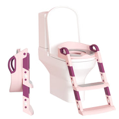 Ikodm Toilettentrainer 3 in 1 Kinder Toilettensitz mit Treppe mit Leiter WC Sitz Potty