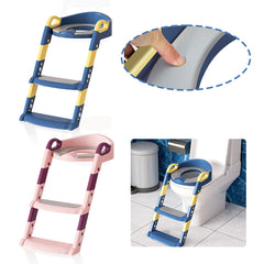 Ikodm Toilettentrainer 3 in 1 Kinder Toilettensitz mit Treppe mit Leiter WC Sitz Potty