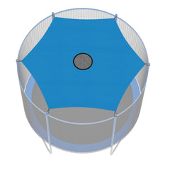 Ikodm Trampolin-Schattenabdeckung Trampolin-Sonnenschutz für 6/8 Stangen
