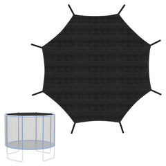 Ikodm Trampolin-Schattenabdeckung Trampolin-Sonnenschutz für 6/8 Stangen