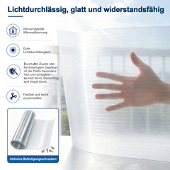 Ikodm Transparente Polycarbonat-Dachplatte