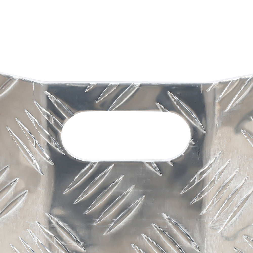 Ikodm Aluminium Türschwellenrampe für Rollstuhl, rutschfest & tragbar