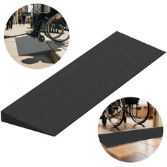 Ikodm Türschwellenrampe Rollstuhlrampe Gummi 1,5-4,5 cm