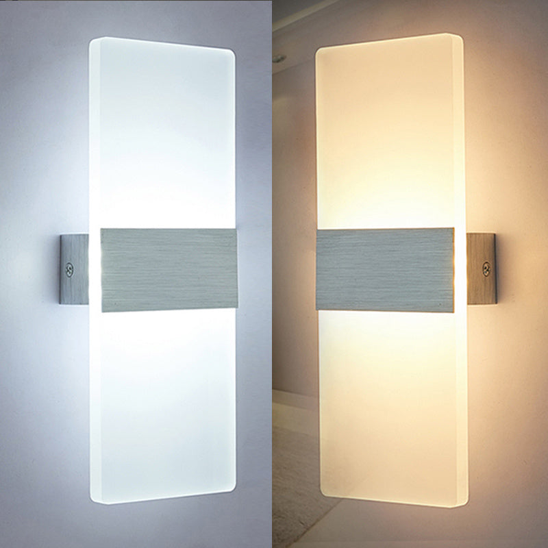 Ikodm LED Wandleuchte 12W für Flur & Bad