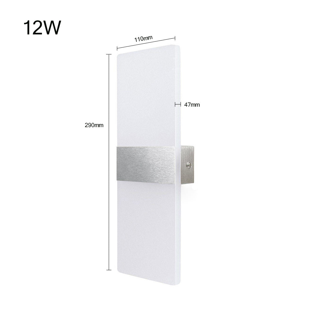 Ikodm LED Wandleuchte 12W für Flur & Bad
