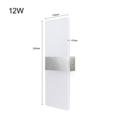 Ikodm LED Wandleuchte 12W für Flur & Bad