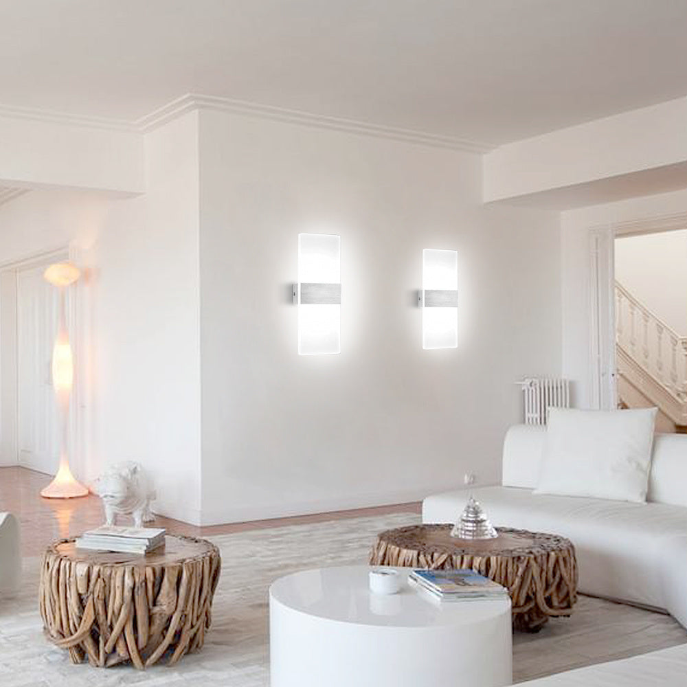 Ikodm LED Wandleuchte 12W für Flur & Bad