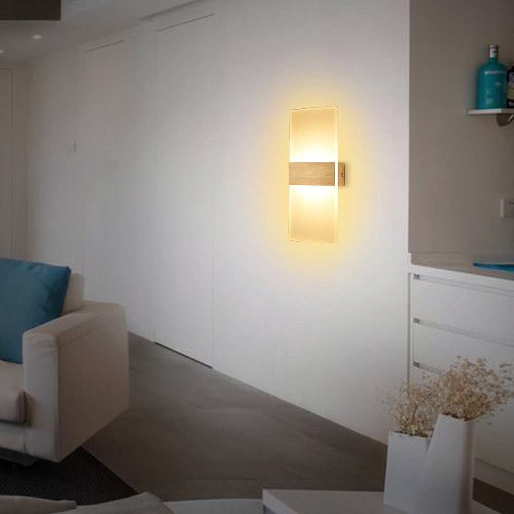 Ikodm LED Wandleuchte 12W für Flur & Bad