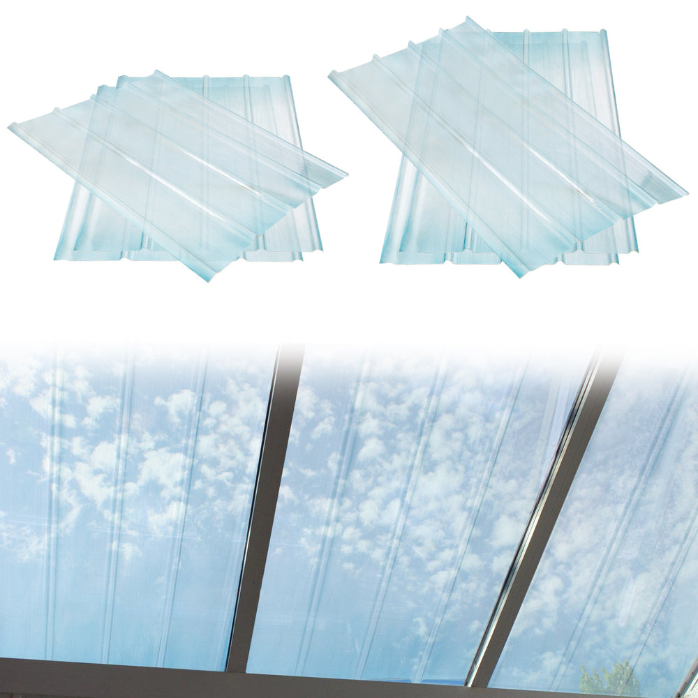 Ikodm Transparente FRP-Wellplatten für Dach, UV-beständig & lichtdurchlässig