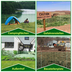 Ikodm Warnnetz Sicherheitsnetz Absperrnetz Kunststoff 30m/50m/80m