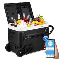 Ikodm Kompressor Kühlbox Auto Kühlschrank 50L APP