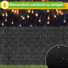 Ikodm Sichtschutzstreifen Hart PVC 10-40 Stück