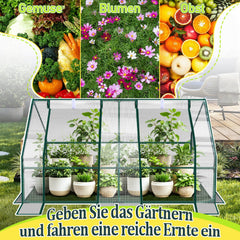 Ikodm Gewächshaus Tomatengewächshaus 180cm×90cm×90cm