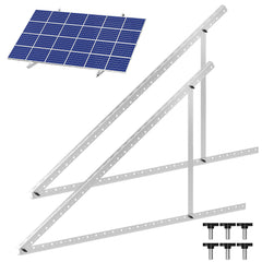 Ikodm Solarpanel PV Halterung 104cm 0°-90° 2/4 Stück