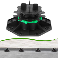 Ikodm Höhenverstellbare Stelzlager für Terrassenplatten & Bodenplatten